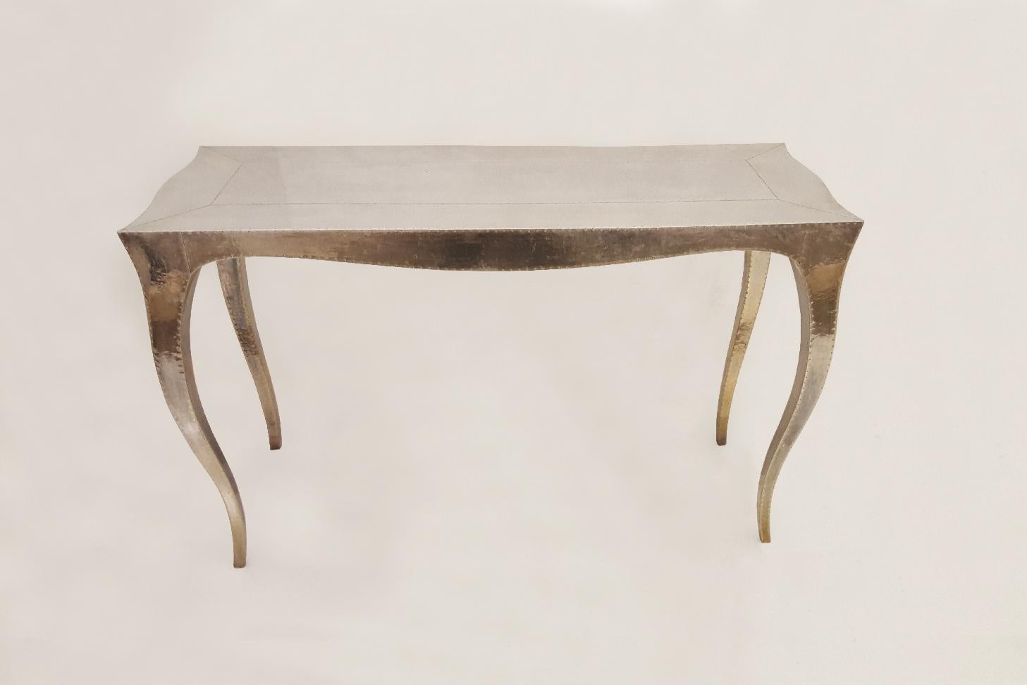 Louise Console Art Deco Industriale e Tavolo da lavoro in rame finemente martellato in vendita 6