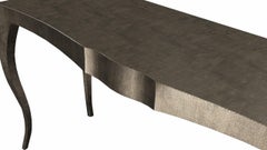 Louise Console Art Deco Industrial and Work Tables Fine Hammered Antique Bronze