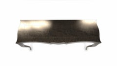 Louise Console Art Deco Side Tables Smooth Antique Bronze by Paul Mathieu