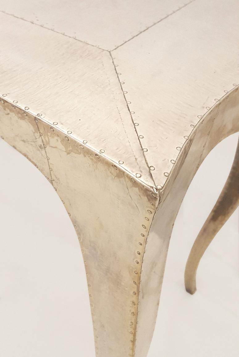 Indian Louise Console Table in White Bronze by Paul Mathieu for Stephanie Odegard For Sale