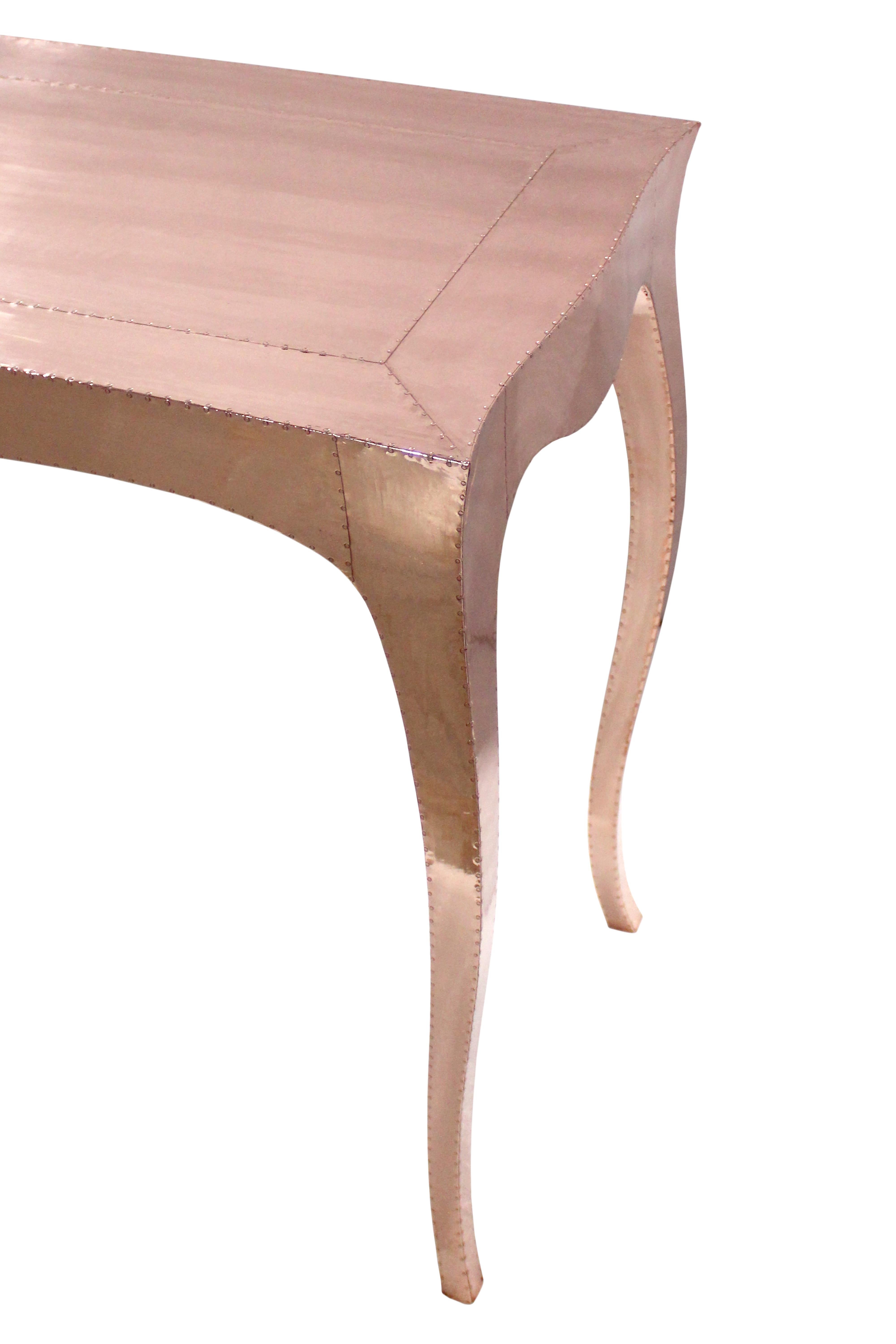 Indian Louise Console Table in Copper by Paul Mathieu for Stephanie Odegard For Sale