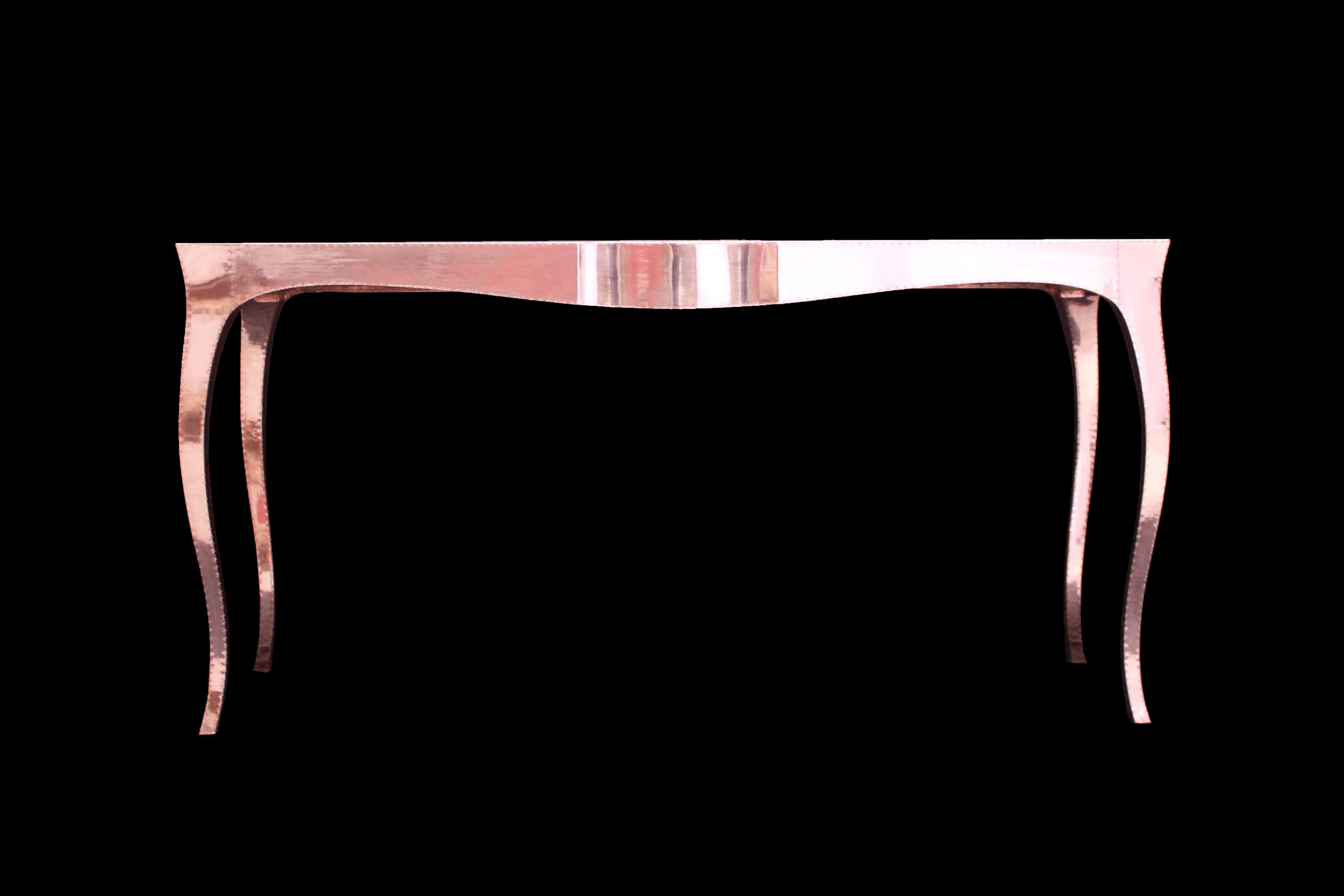 Louise Console Table in Copper by Paul Mathieu for Stephanie Odegard In New Condition For Sale In New York, NY
