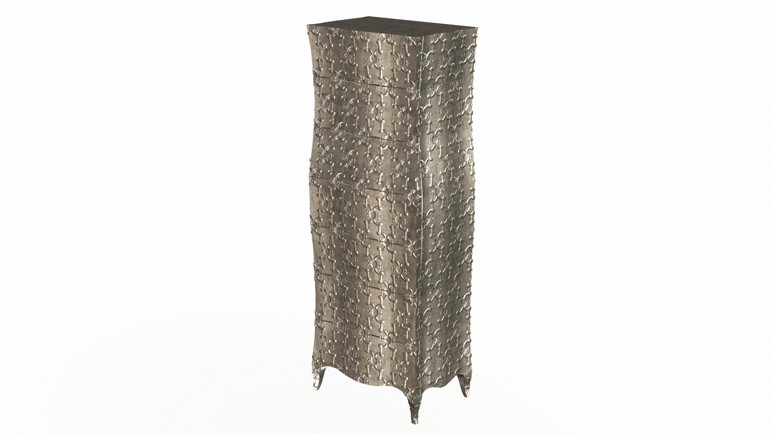 Contemporary Louise Console  Wardrobes and armoires in Fine Hammered Antique Bronze  For Sale