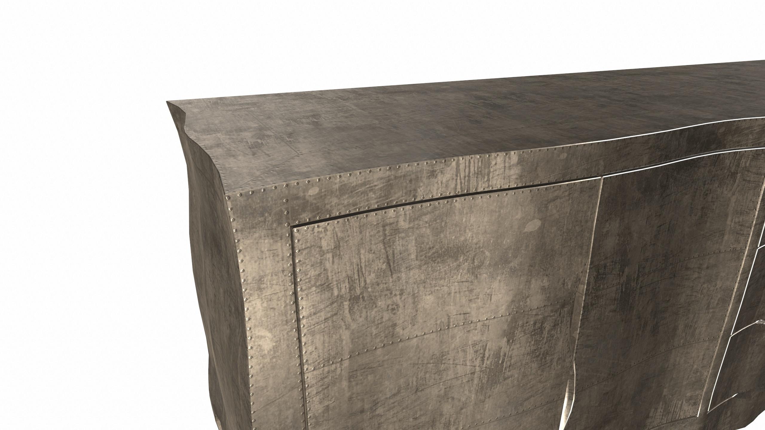 Louise Credenza Art-Déco-Schränke aus glatter antiker Bronze von Paul Mathieu (Louis XV.) im Angebot