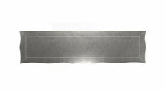 Louise Credenza Art Deco Cabinets in Smooth White Bronze by Paul Mathieu