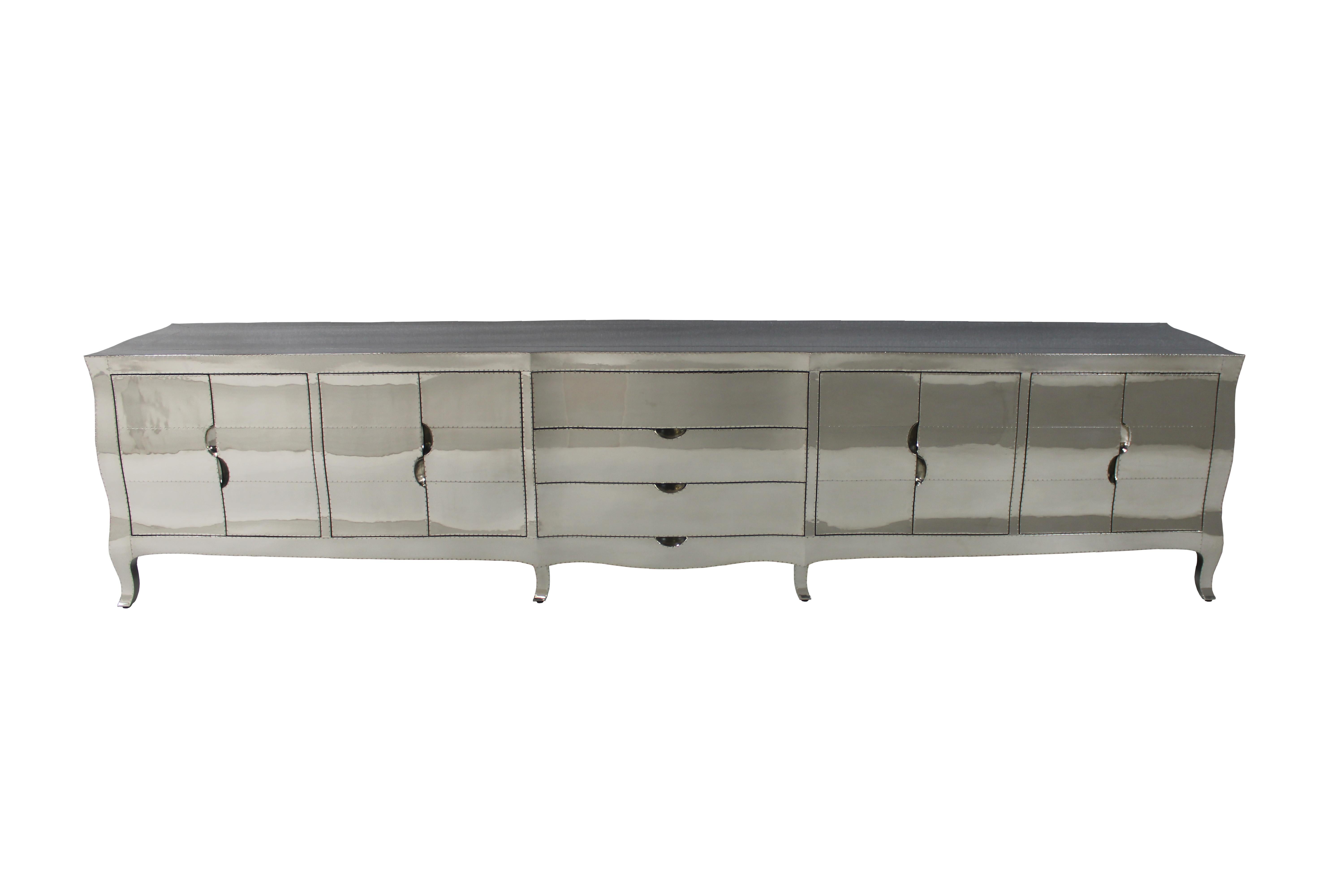 Louise Credenza in White Bronze by  Paul Mathieu for Stephanie Odegard For Sale 3