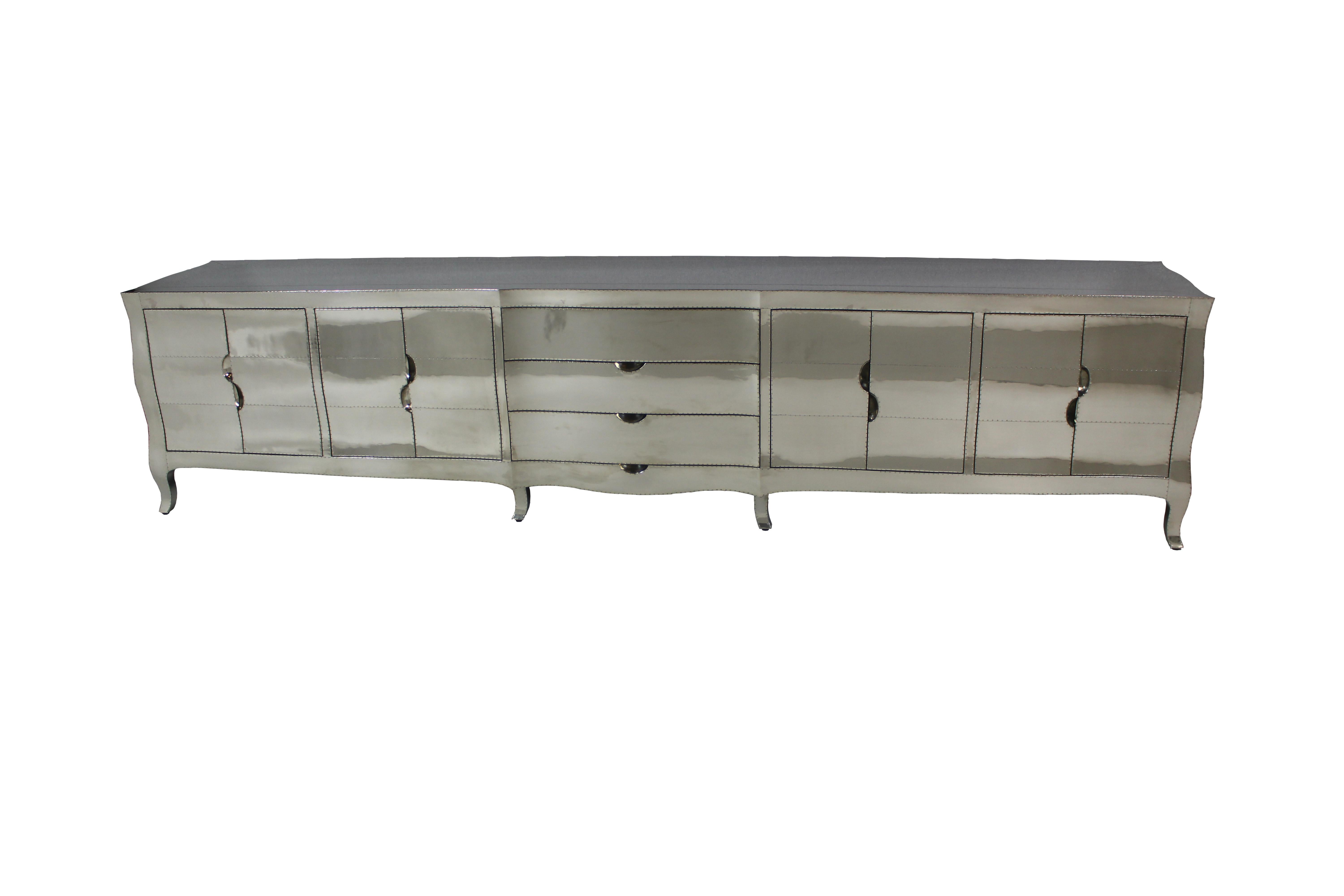 Louise Credenza in White Bronze by  Paul Mathieu for Stephanie Odegard For Sale 4