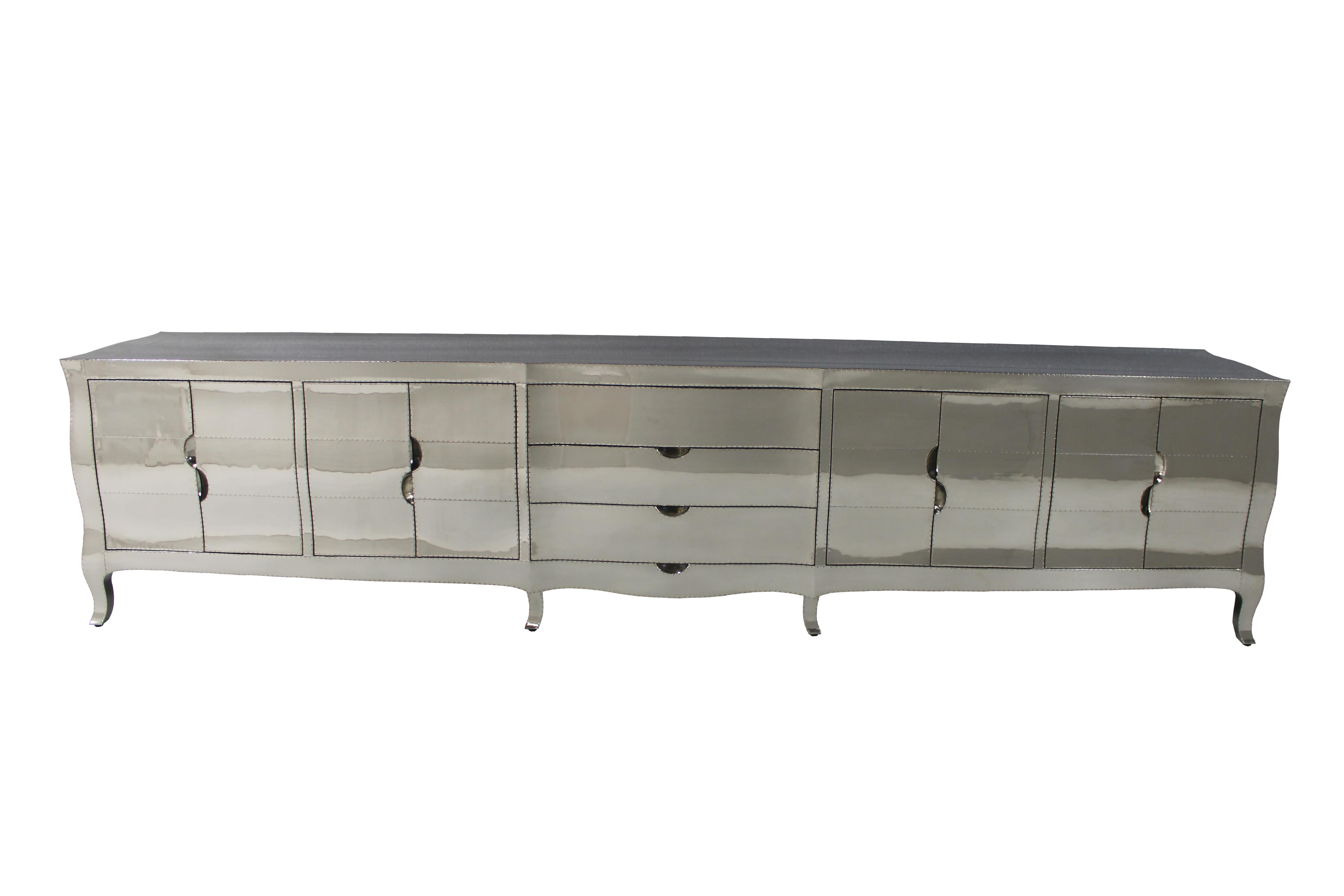Louise Credenza in White Bronze by  Paul Mathieu for Stephanie Odegard For Sale 1