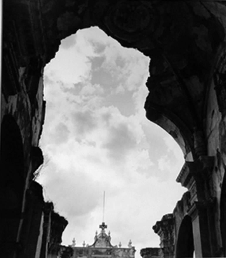 Louise Dahl-Wolfe Black and White Photograph - Guatemala Recollection Cathedral, Antigua