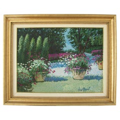 LOUISE DUSSAULT - Framed Acrylic Landscape Painting - Canada - Late 20th Century