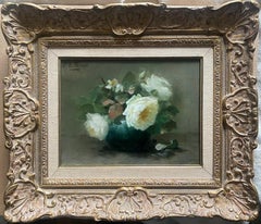 Roses blanches : Natures mortes florales de l'artiste écossaise Louise Pain