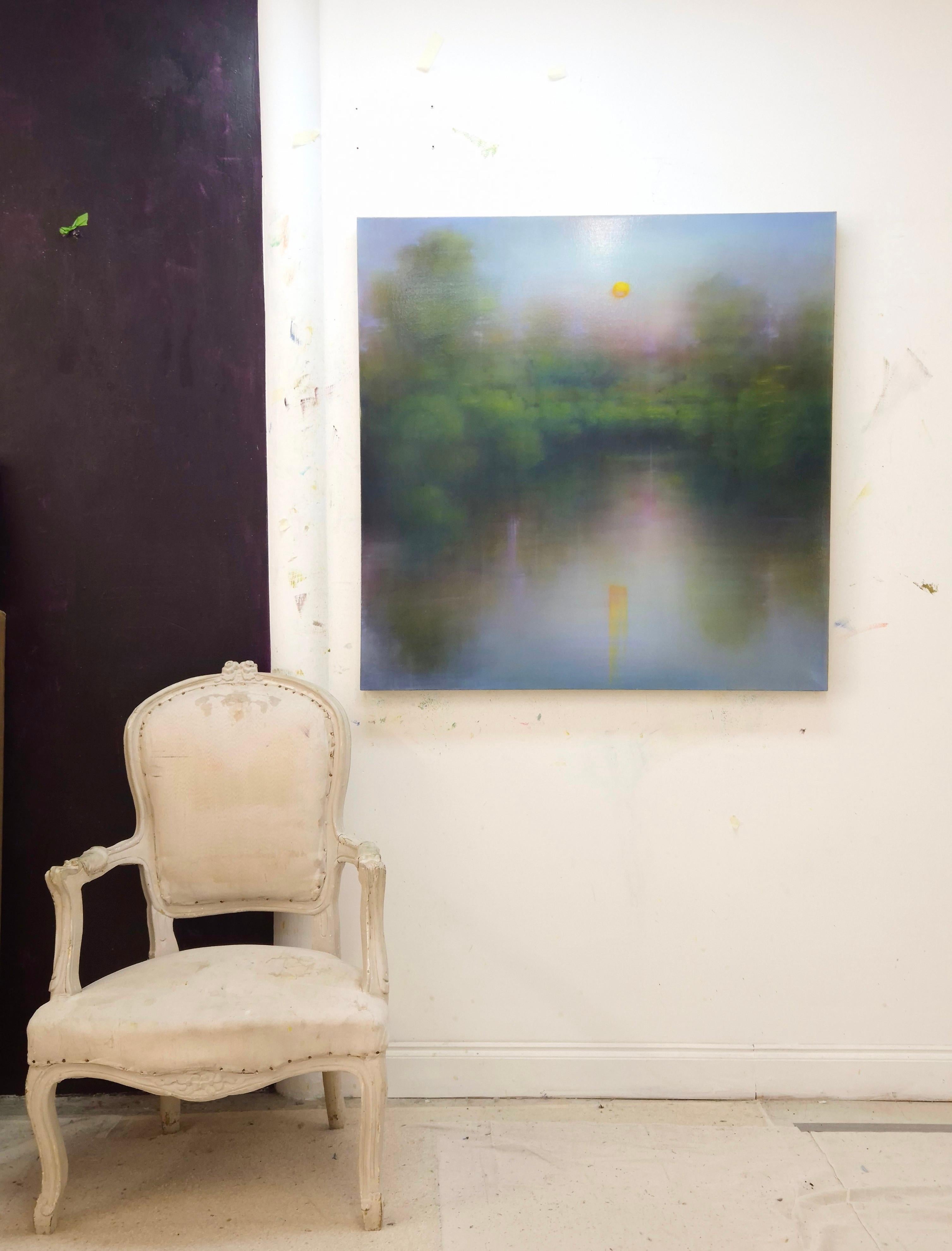 August Light - Modern Painting by Louise Fairchild