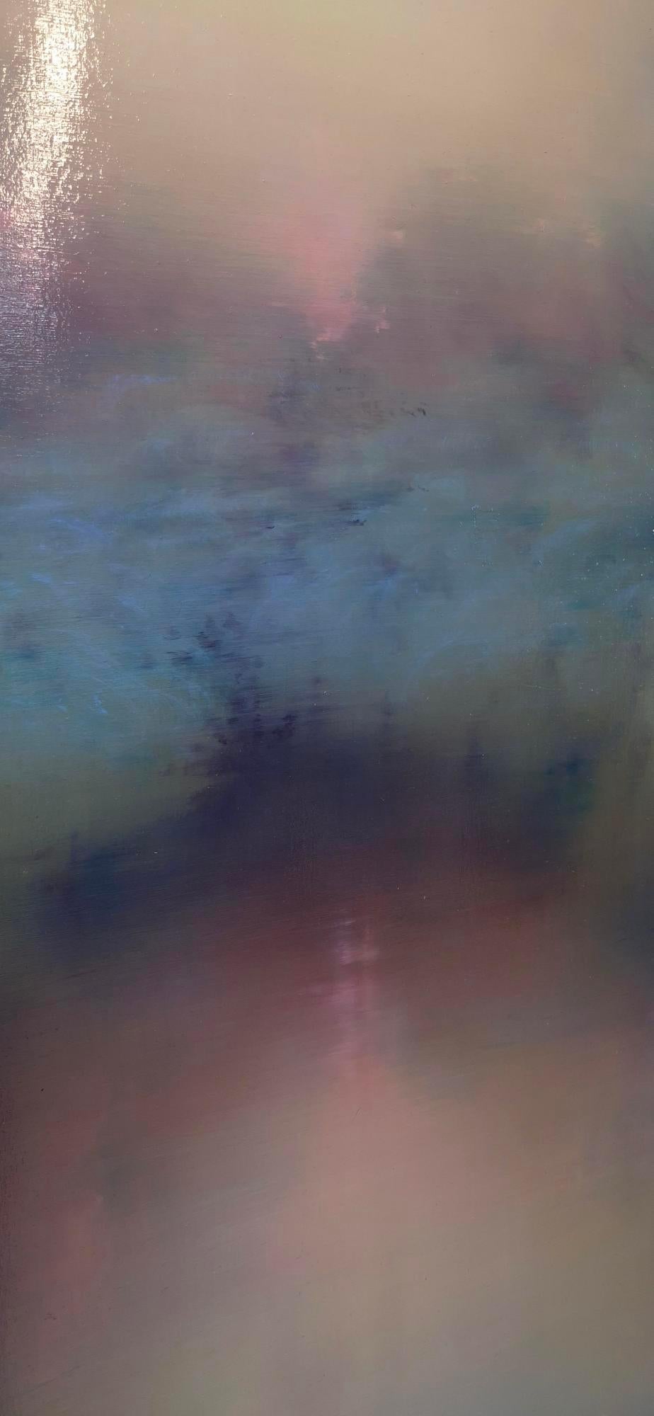 Luna creciente de septiembre - Painting Moderno de Louise Fairchild