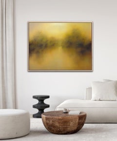 Recuerdos calcados, pintura original, paisaje, abstracto, pintura al óleo