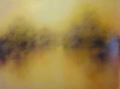 Recuerdos calcados, pintura original, paisaje, abstracto, pintura al óleo