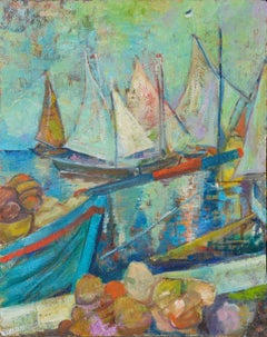 "Haitian Sails" - Abstracted Seascape 