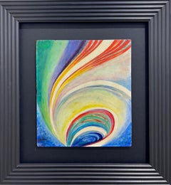 "vortice" olio su tavola 1940 ca cm. 24 x 27