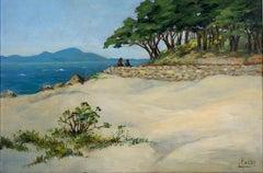 California Coastal Landscape - Original Oil Painting, Signed