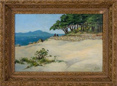 California Coastal Landscape - Original Oil Painting, Signed