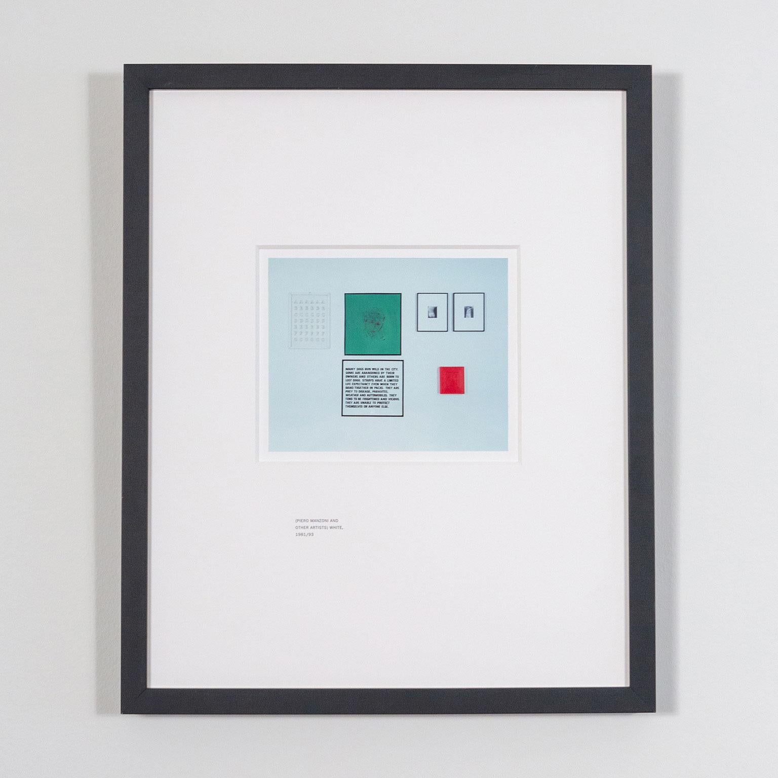 Piero Manzoni (And Other Artists) White - Conceptual Photograph by Louise Lawler
