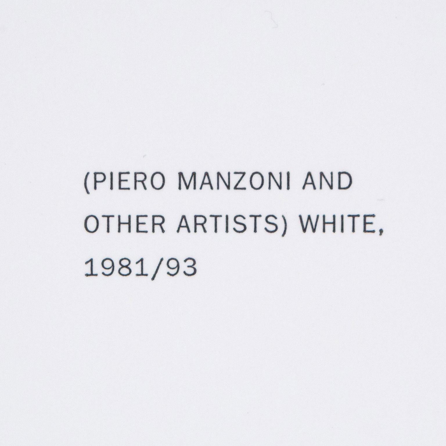 Piero Manzoni (And Other Artists) White 3