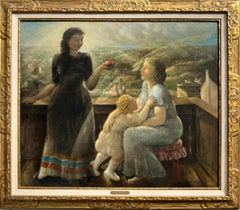 Sul balcone  - Scena americana Artista femminile