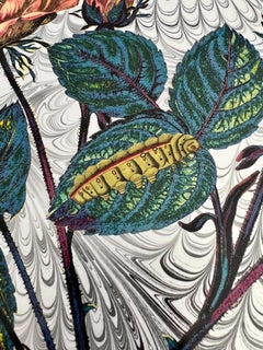 Rosas cruzadas (Recortable, Collage, Blanco y negro, Patrones, Orgánico)