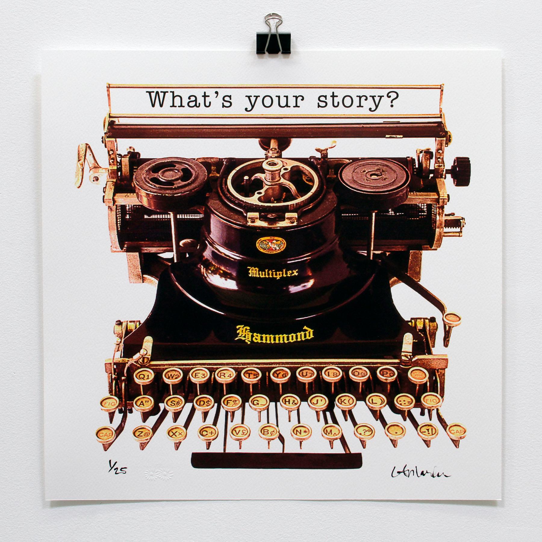 What’s Your Story - Print by Louise Marler