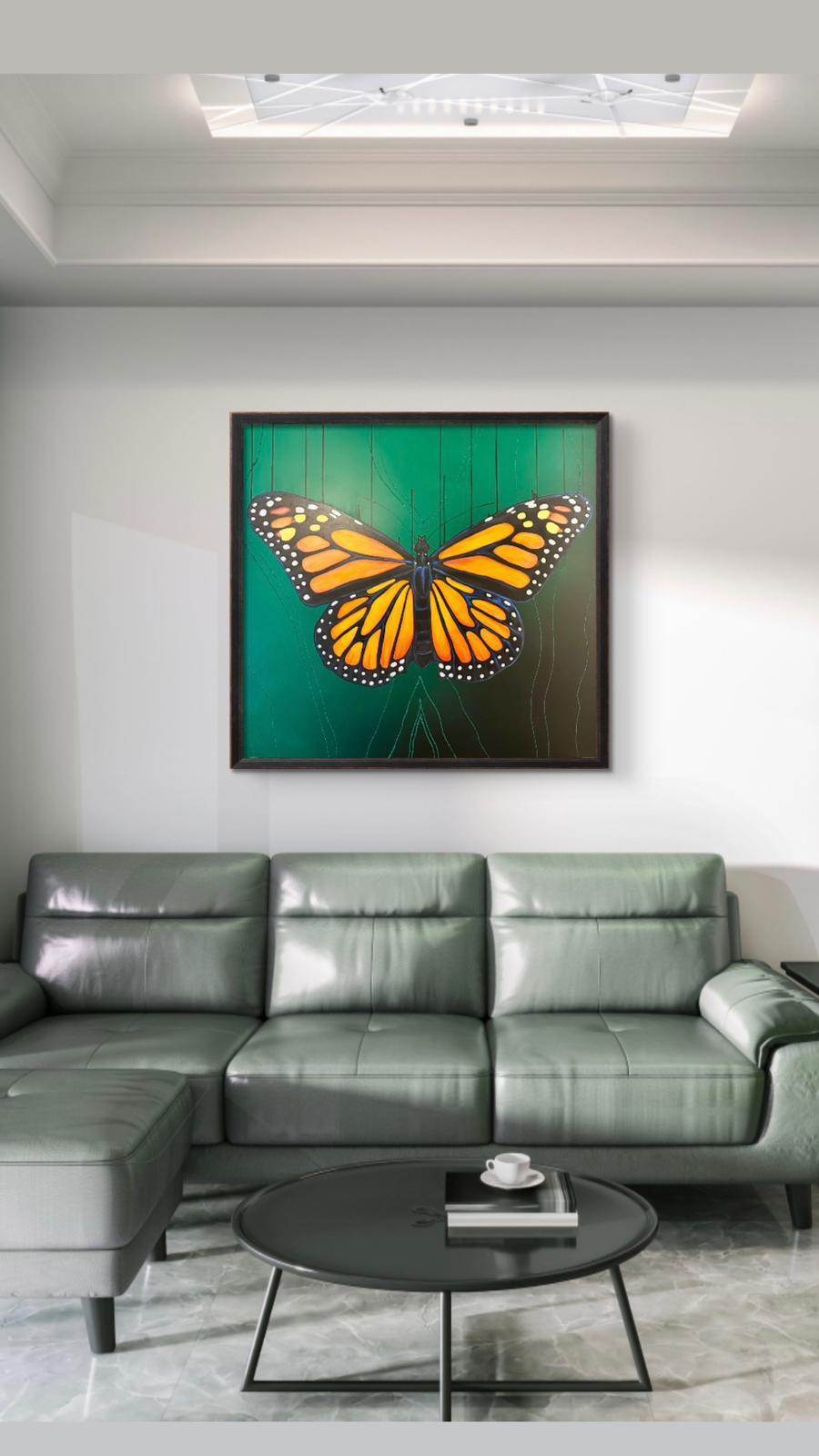 Toxic Beauty - Contemporary Painting by Louise McNaught