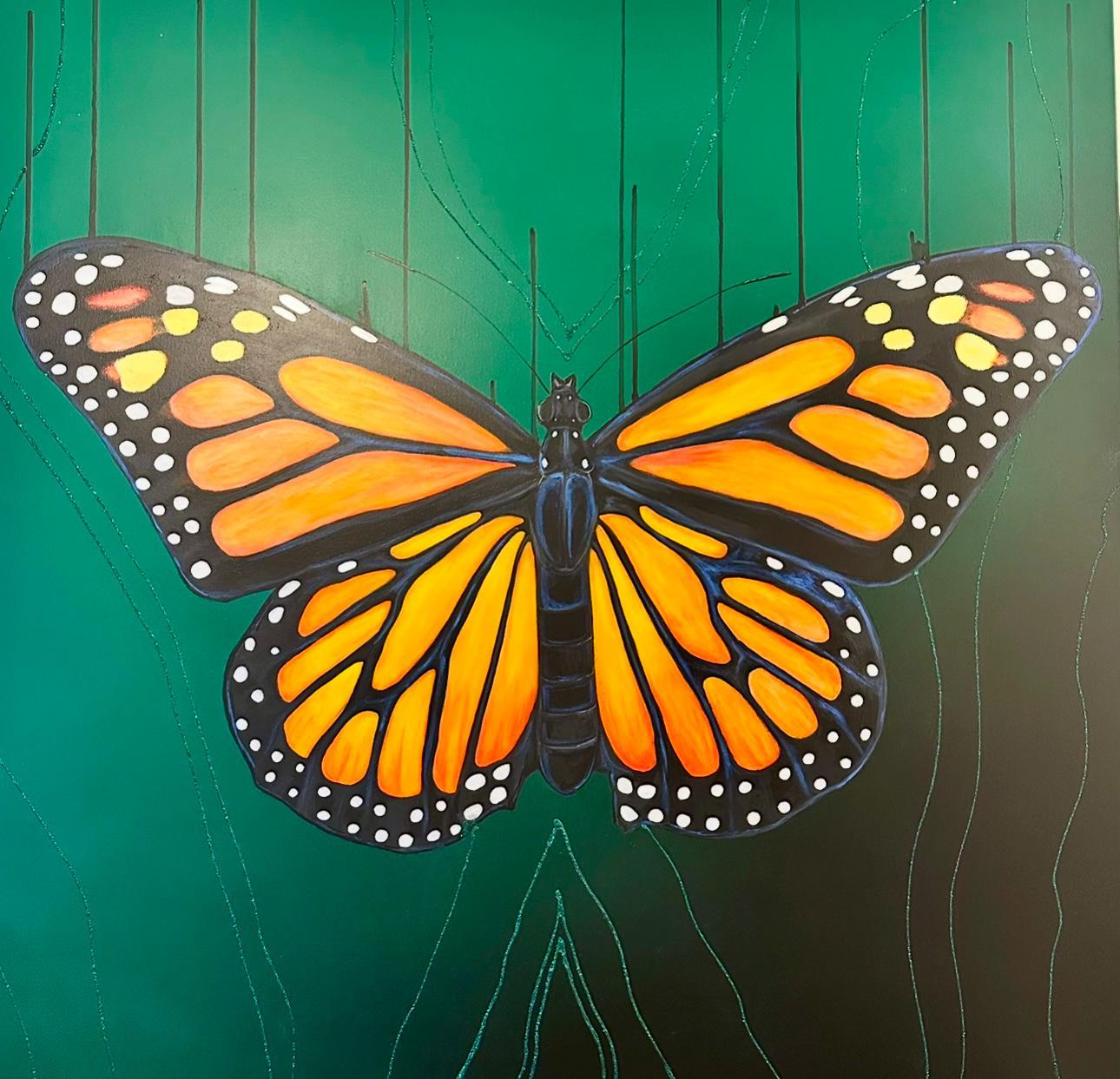 Louise McNaught Animal Painting - Toxic Beauty