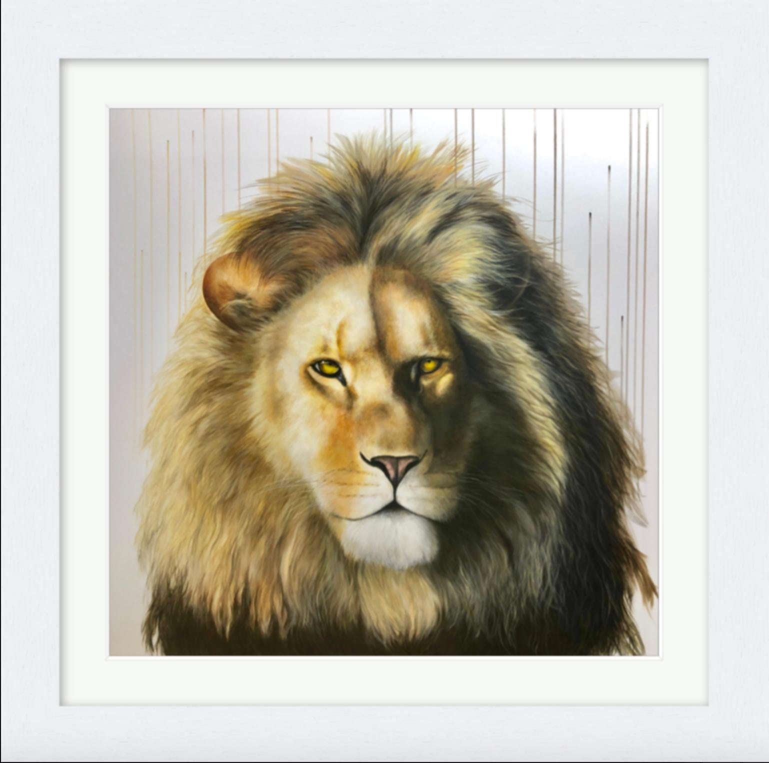 The King XL by Louise McNaught - Lion Animal Contemporary Limited edition Print 1