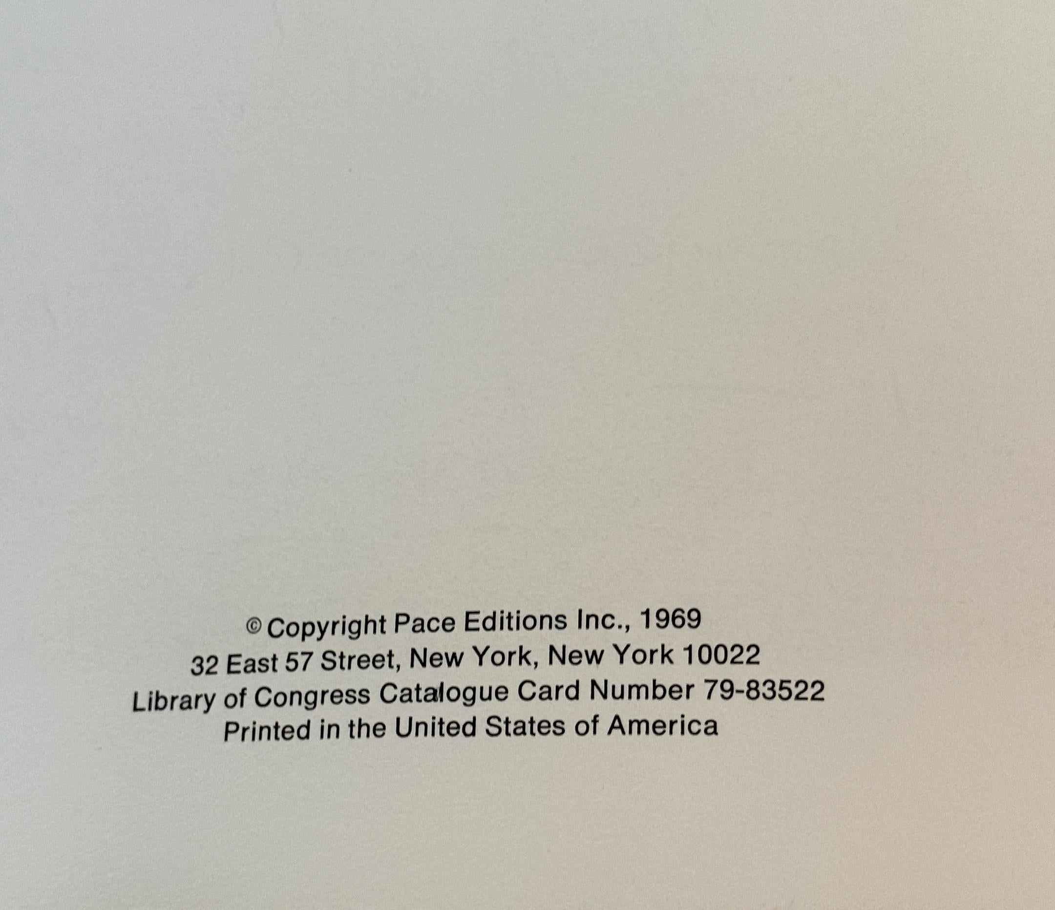 Louise Nevelson Inscribed & Signed Pace Catalog & Print, Nightsphere-Light, 1969 In Good Condition For Sale In West Palm Beach, FL