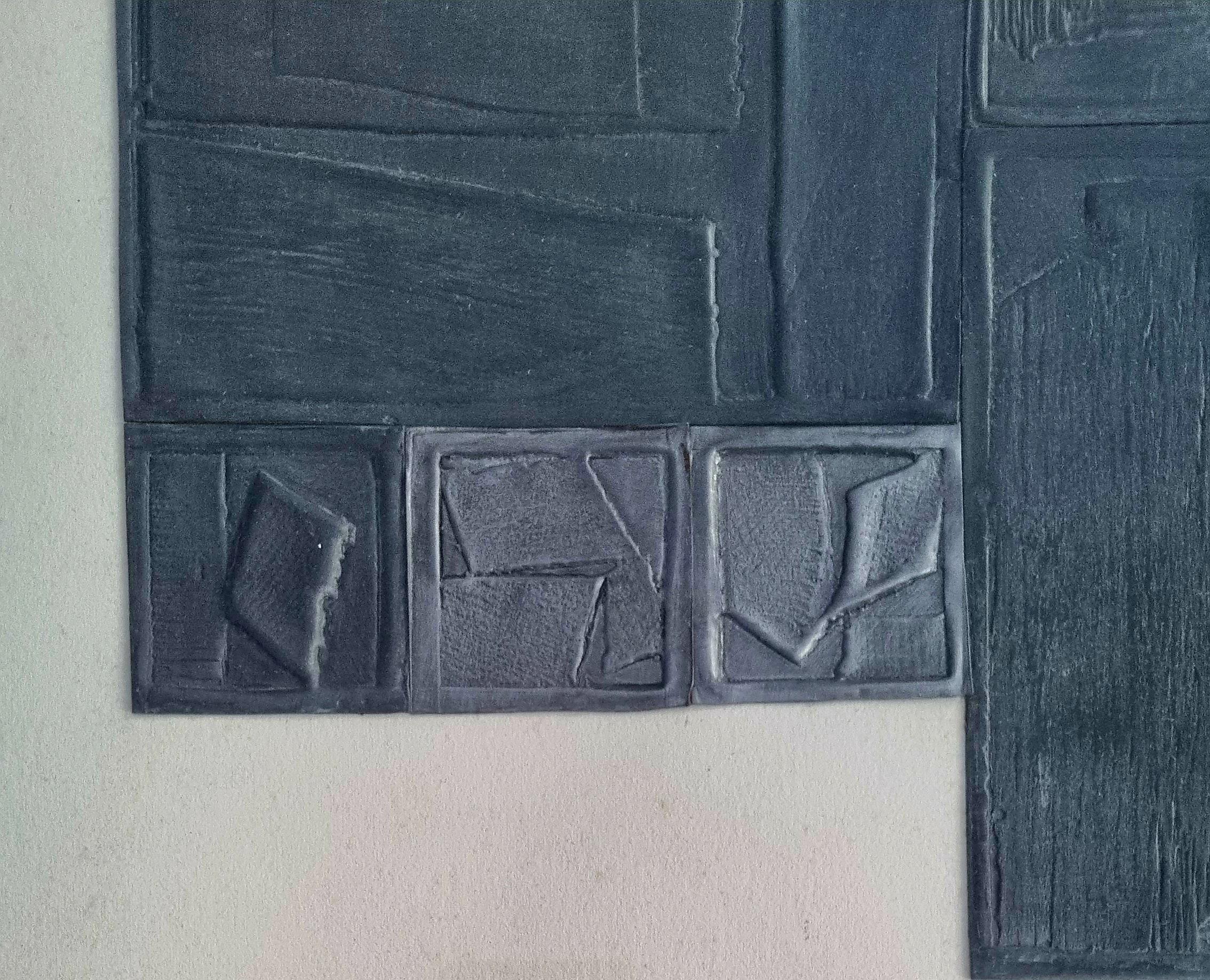Modern LOUISE NEVELSON - Night Tree 1970, Lead Intaglio Series 76 x 63.4 cm For Sale
