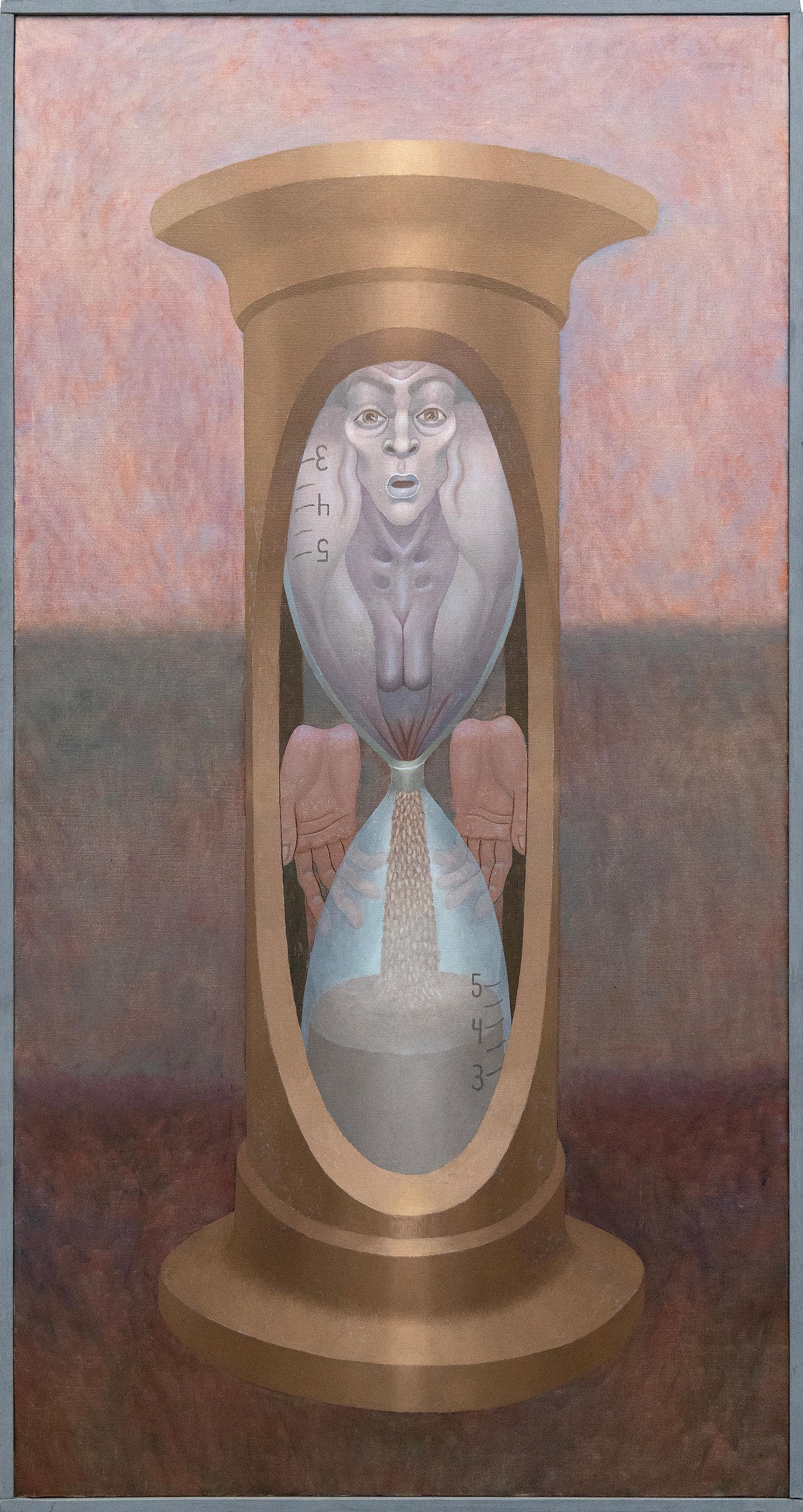 El hombre y el tiempo - Painting de Irving Norman