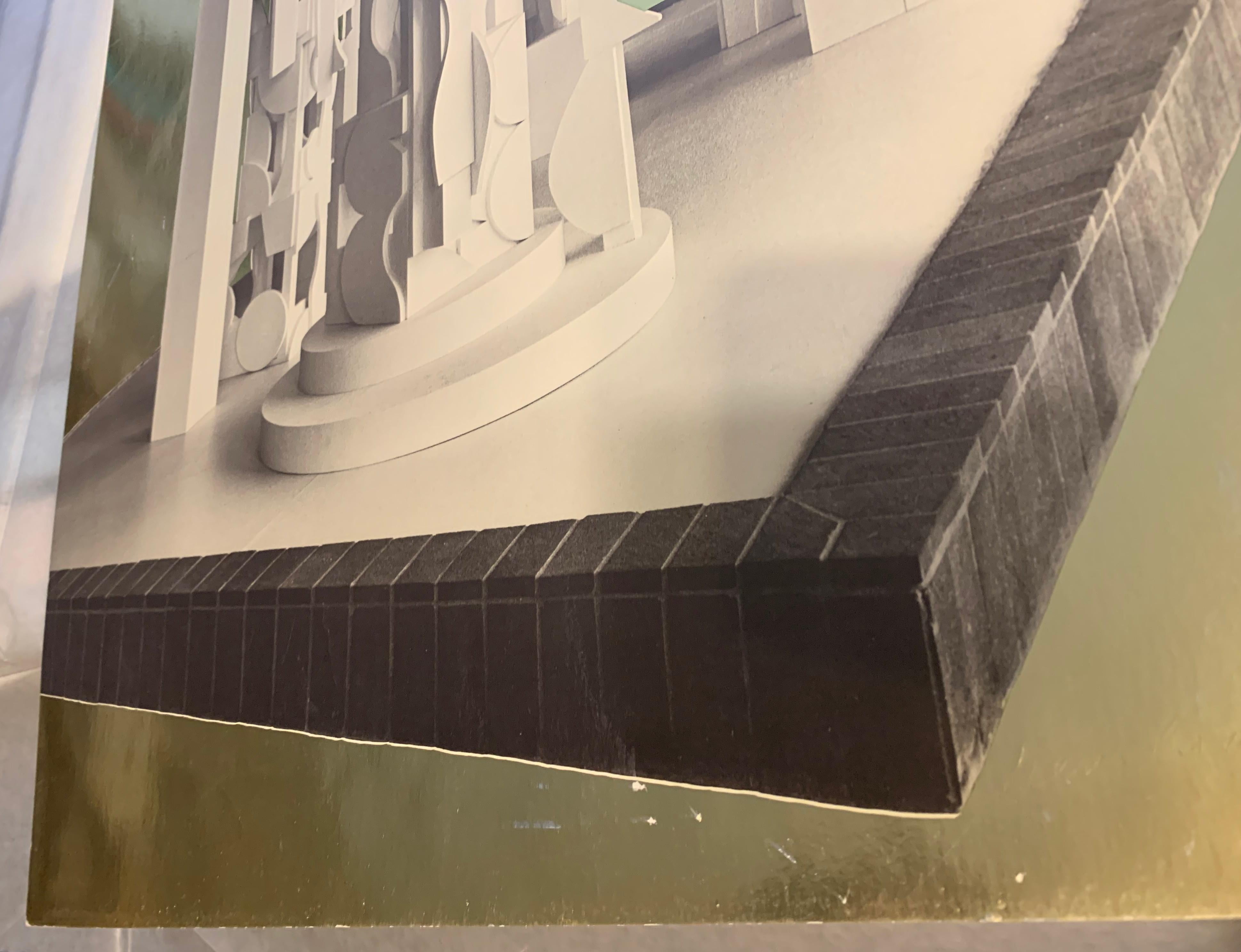 Amanecer del Bicentenario Litografía y lámina de oro, escultura de Louise Nevelson firmada/N en venta 5
