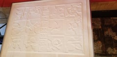 Louise Nevelson, Dawn's Clouds,  Cast Paper on Relief