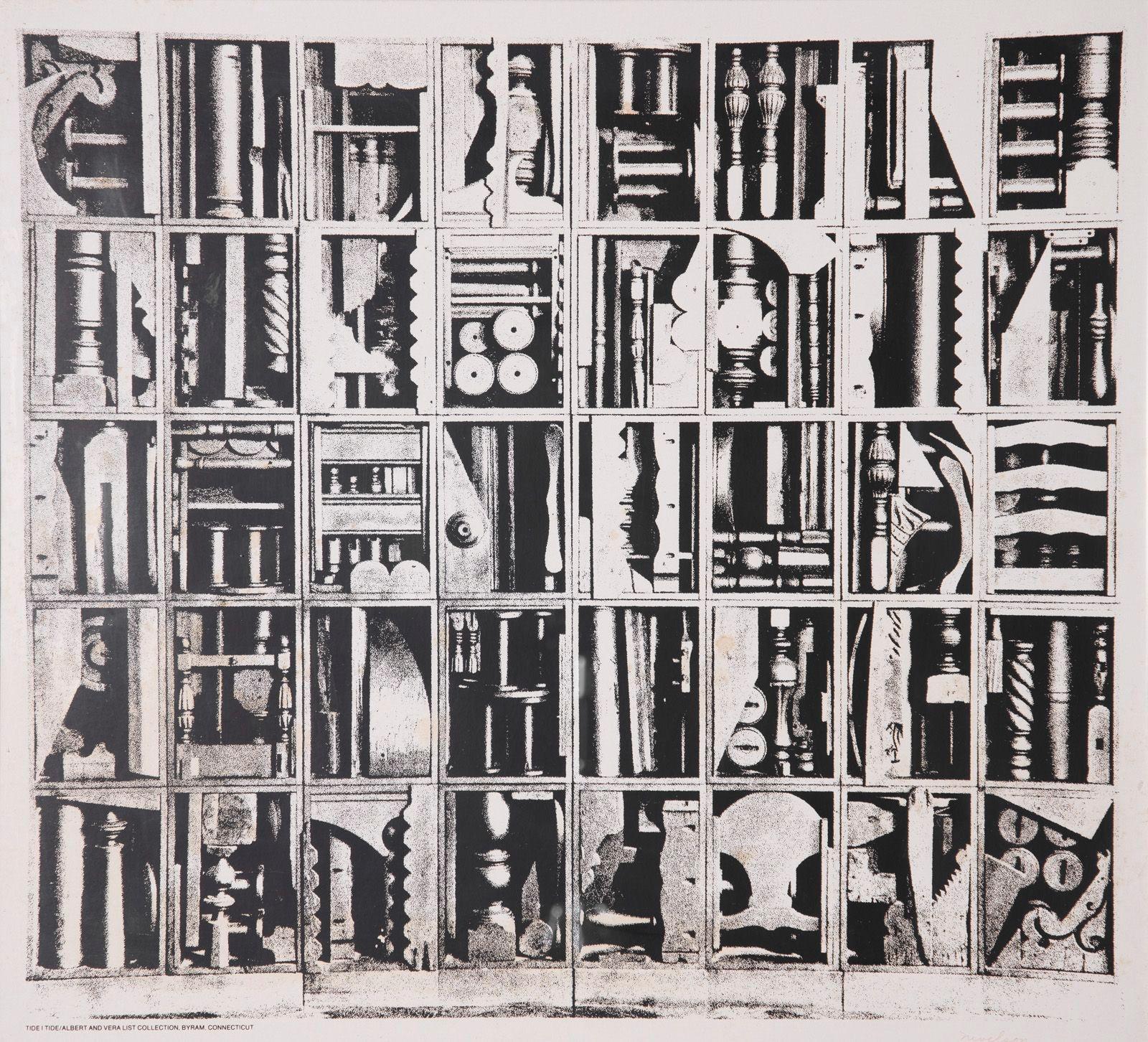 Louise Nevelson firma a mano la stampa promozionale 
