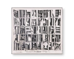 Louise Nevelson Hand Signed Promotional Print 'Tide I Tied' for MIT Exhibition