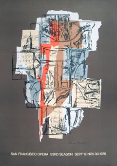 Louise Nevelson "Opera di San Francisco" 1975 - Litografia