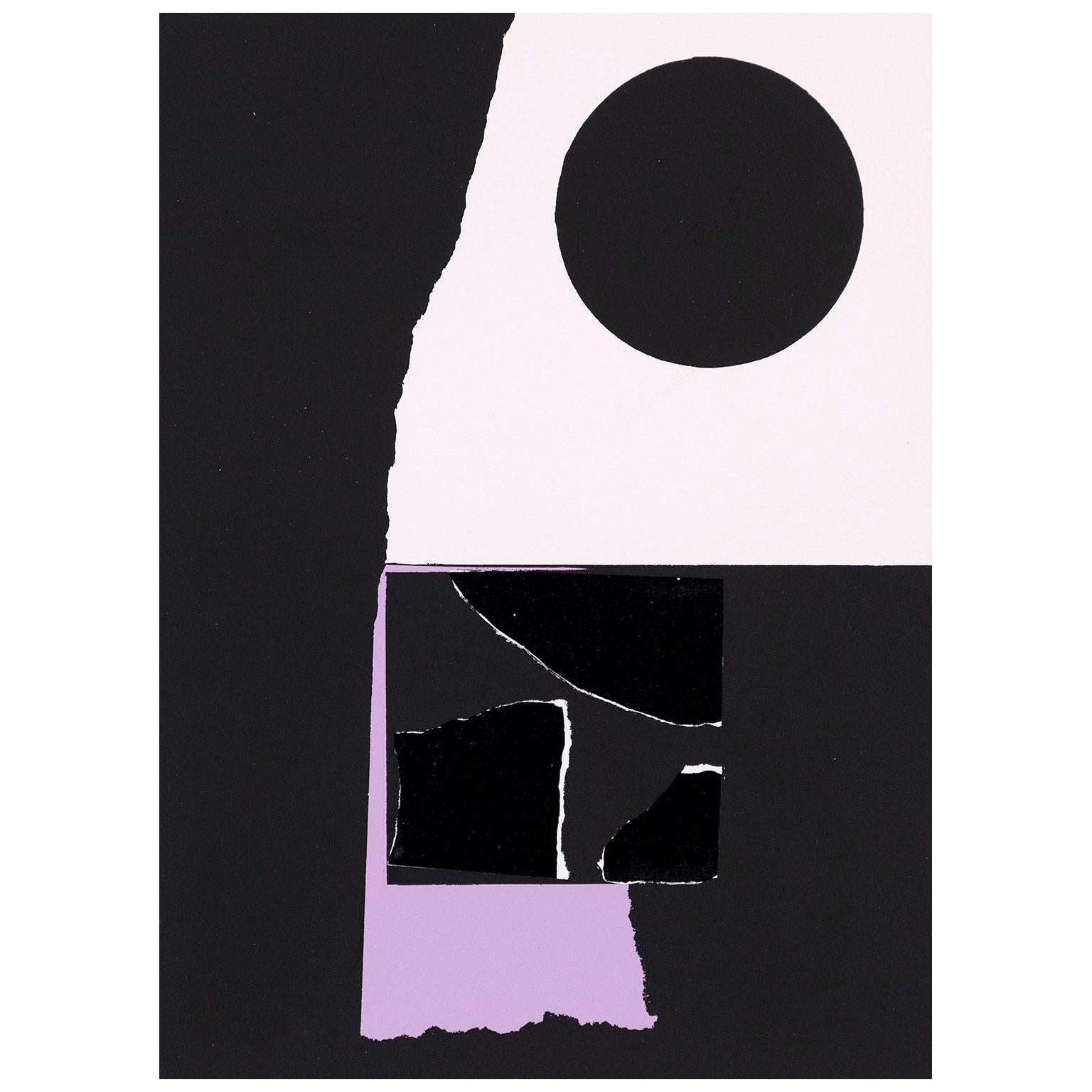 Frangia malva - Print Astratto di Louise Nevelson