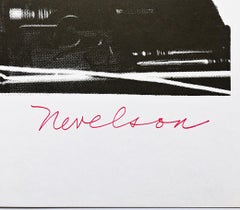 Night Reflections, rare 1960s abstract silkscreen, hand signed & numbered 17/100