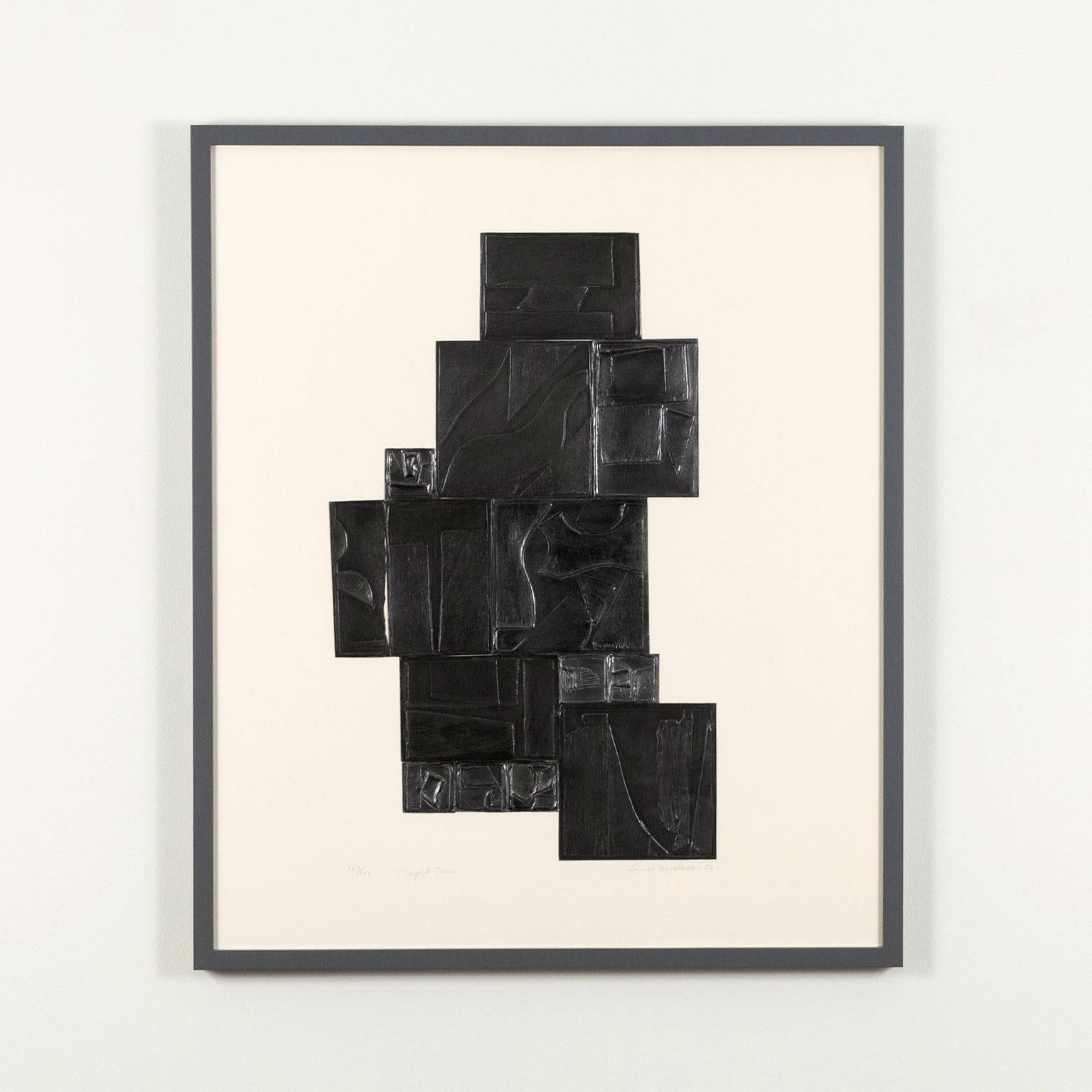 Night Tree - Print by Louise Nevelson