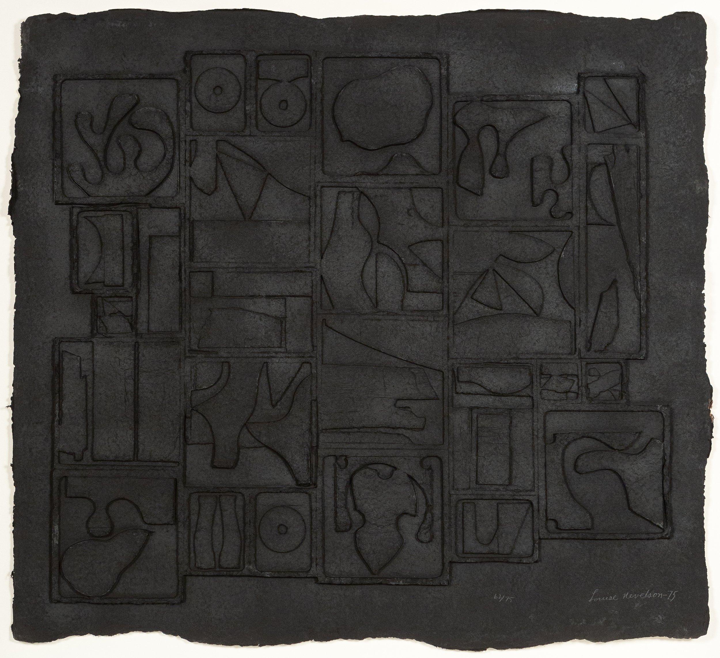 Nightscape - Print by Louise Nevelson