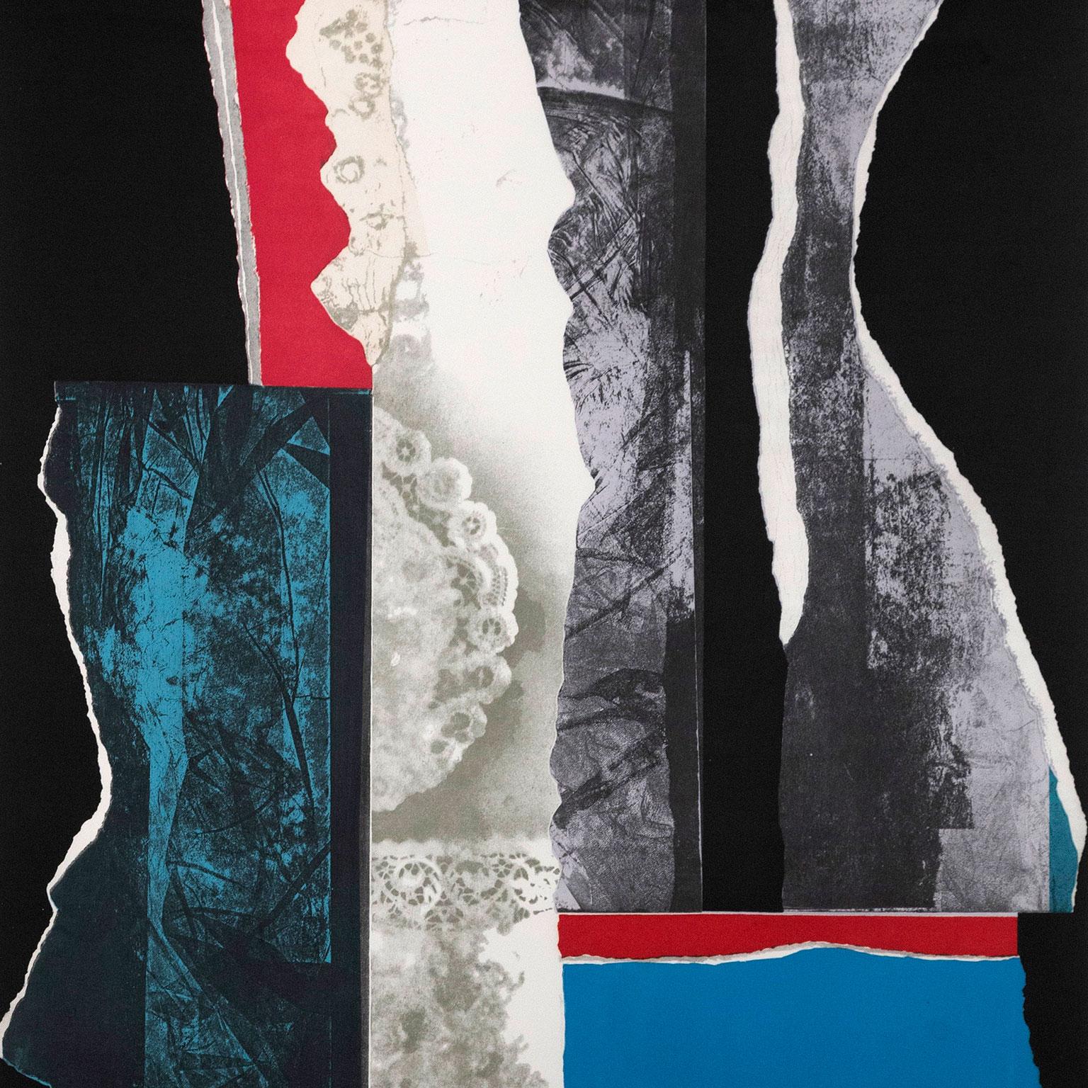 Überlegungen IV (Grau), Abstract Print, von Louise Nevelson