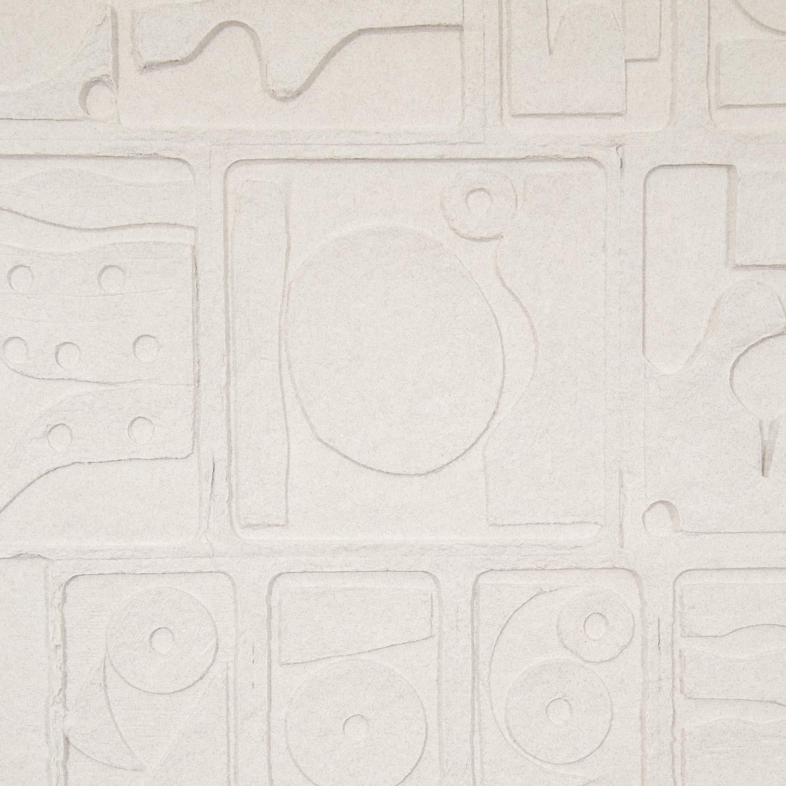 Himmelstor I (Beige), Abstract Print, von Louise Nevelson