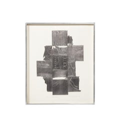 'Sky Shadow' Collage in Lead Intaglio by Louise Nevelson