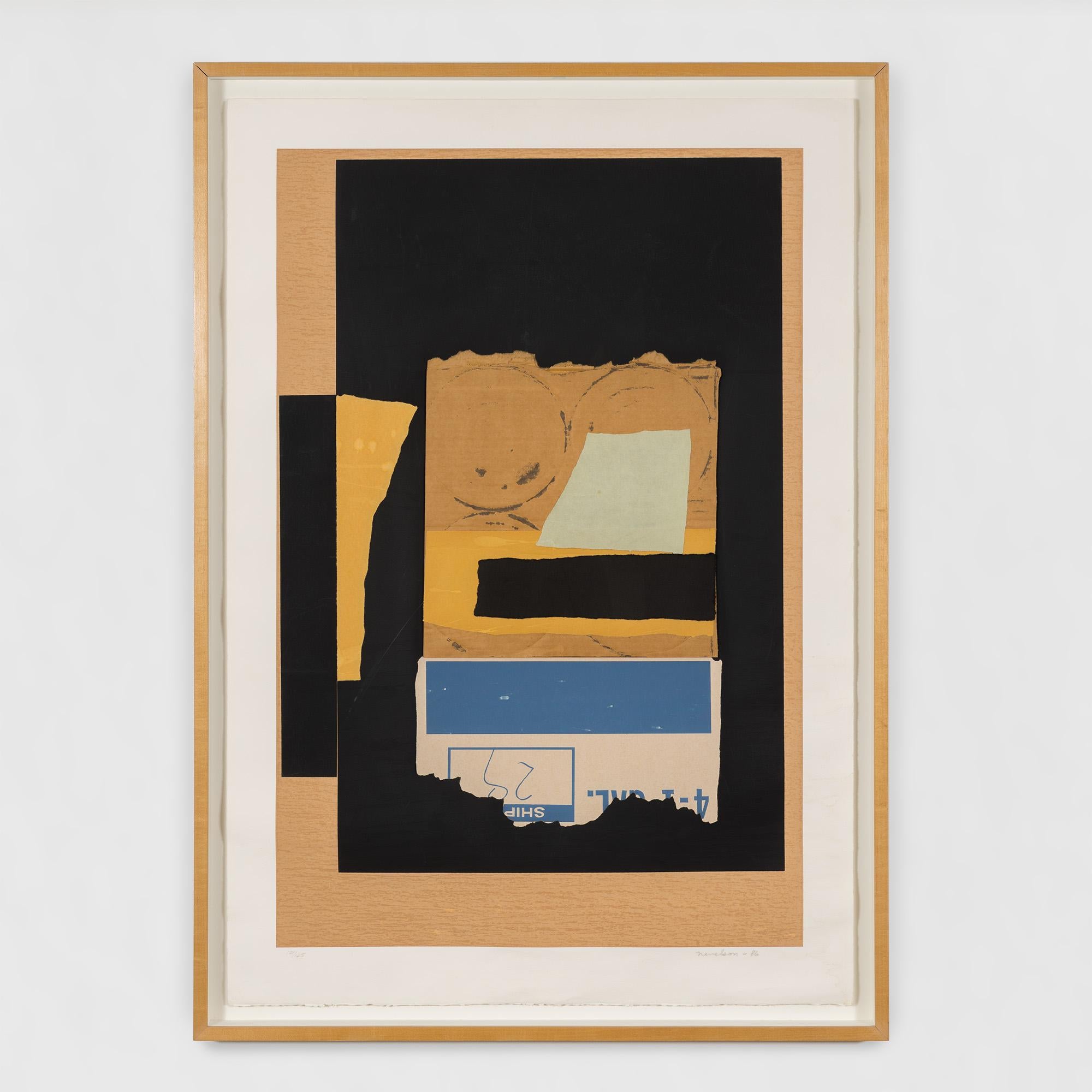 Abstract Print Louise Nevelson - Solitude