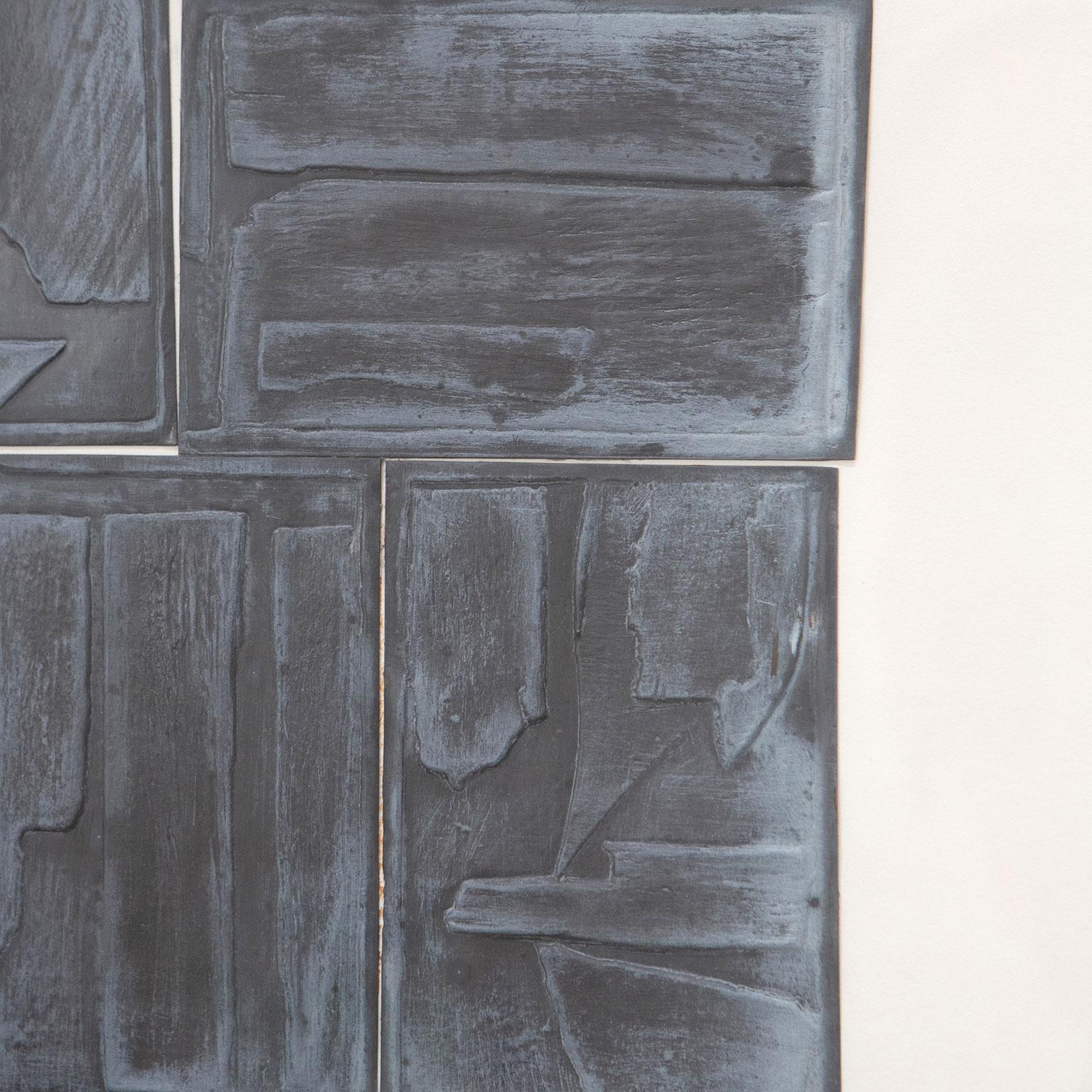 The Great Wall - Abstract Expressionist Print by Louise Nevelson