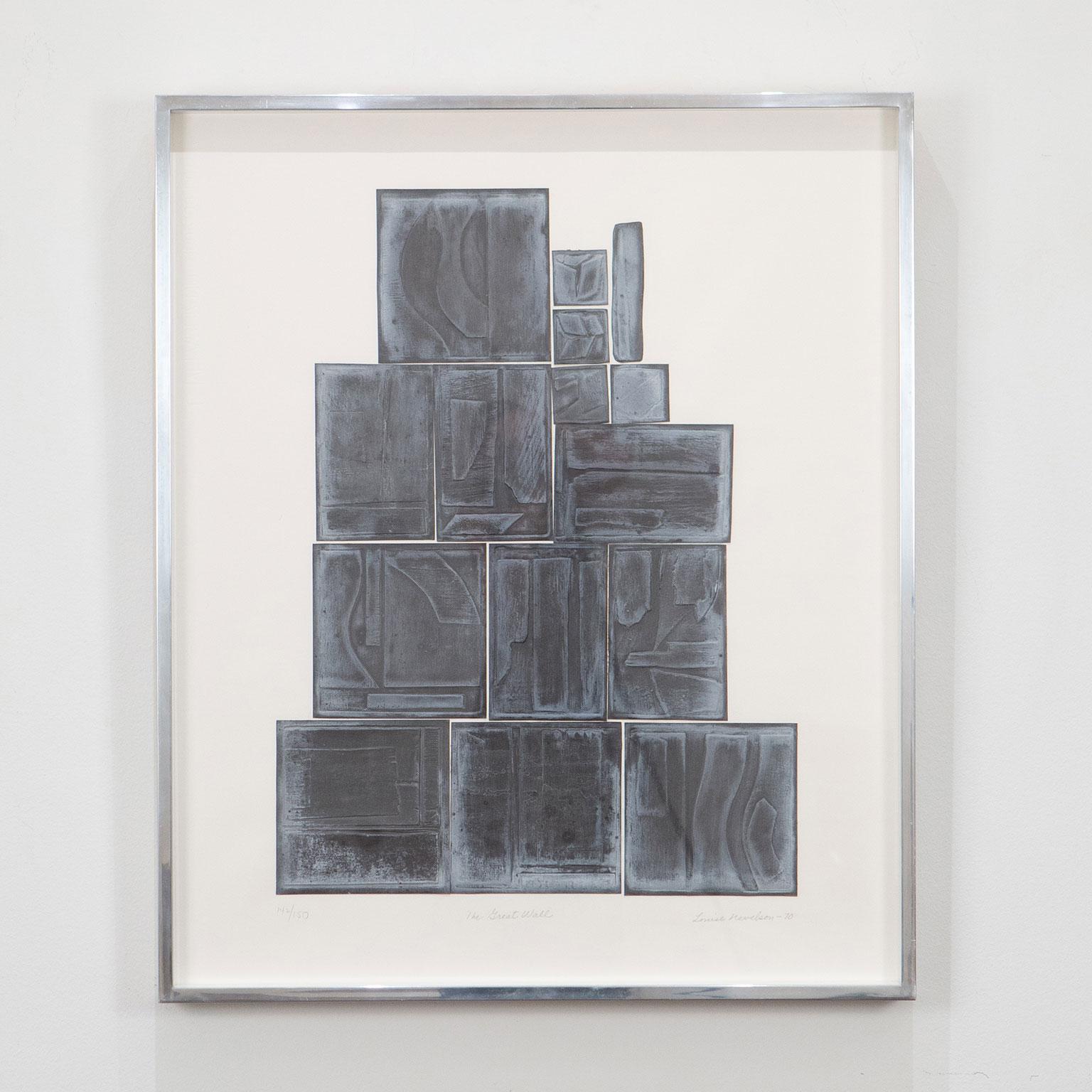The Great Wall - Print by Louise Nevelson