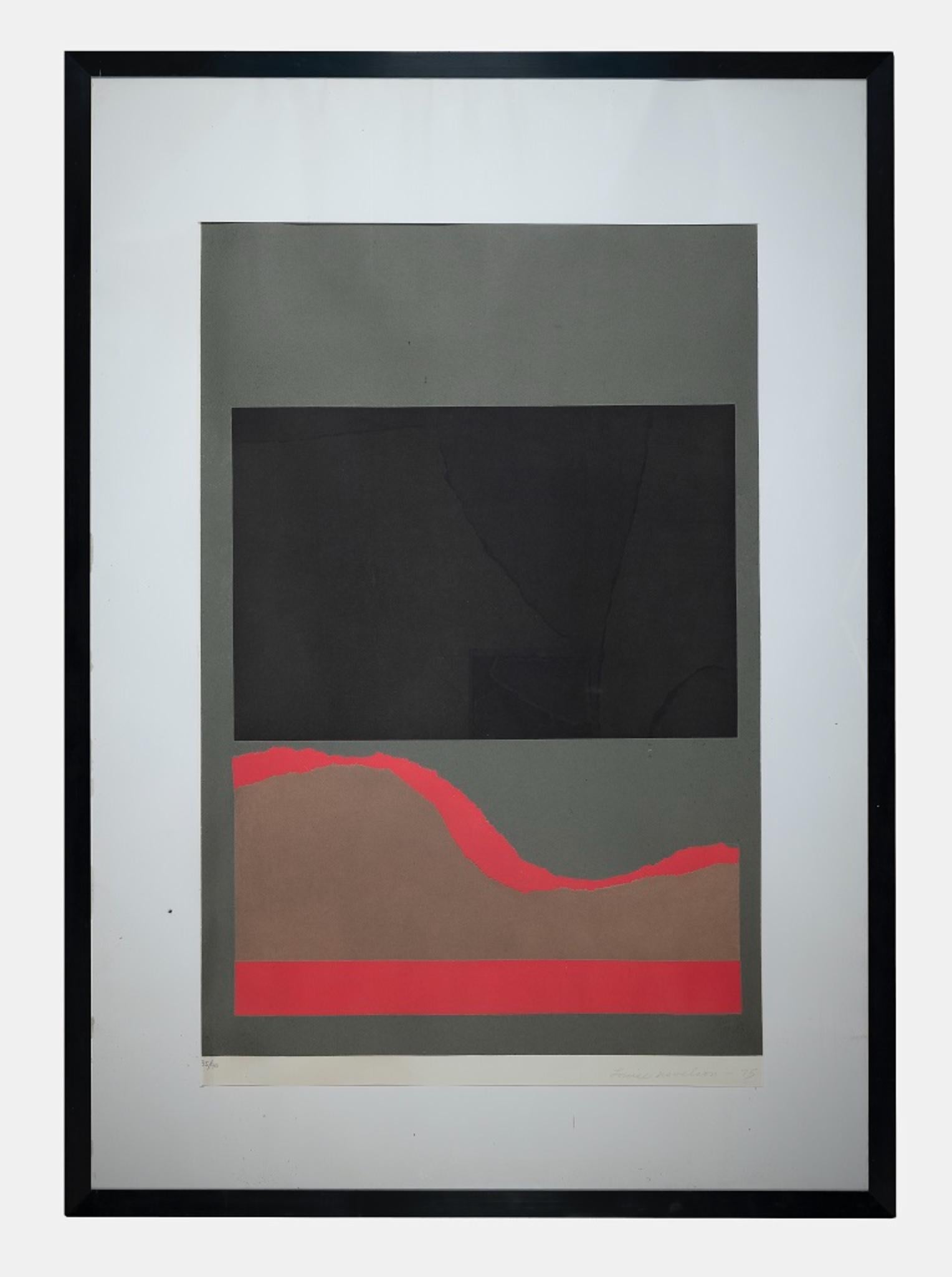 Untitled is an original Contempory artwork realized by Louise Nevelson (Poltava, 1899 – 1988) in 1973.

Original mixed colored screen print.

Hand-signed and dated on the lower right margin. Numbered on the lower left corner: 35/90. 

Include frame: